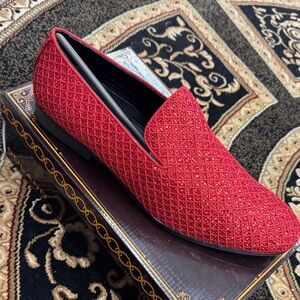 Stylish Red Loafers for Men